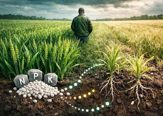 Why do plants stop growing after stress—even when fertilizers have been applied?